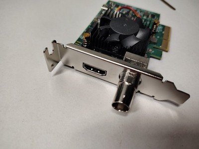 Blackmagic Design DeckLink Mini Recorder SDI HDMI Video Capture Low Profile NOB