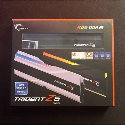 G.SKILL Trident Z5 RGB DDR5-6000 64GB (32GBx2) DIMM Intel XMP 3.0