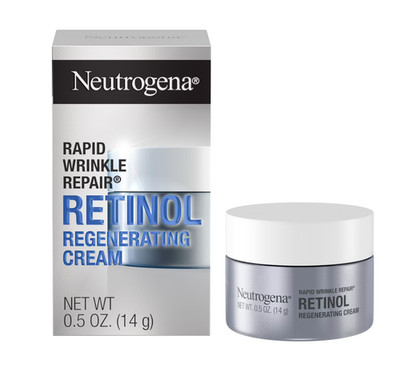 Neutrogena Rapid Wrinkle Repair Retinol Cream Hyaluronic Acid, 0.5 Oz Fast Ship