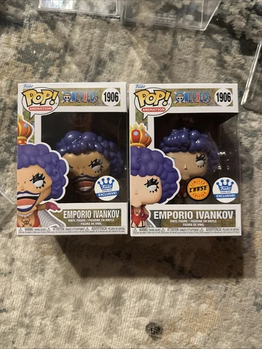 Funko Pop! One Piece – Emporio Ivankov #1906 – Regular + CHASE Bundle w/ Protect