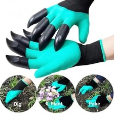 Claw Gloves for Gardening - Protective Latex Digging Gloves for Flowers