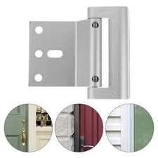  2PCS Door Reinforcement Lock: Aluminum Alloy Childproof Latch with Screws Metal