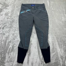 EQ Girl Riding Pants Equestrian Jodhpurs Horseback Riding Breeches 40 Fits 26.5"