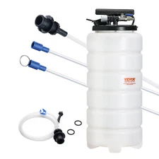 VEVOR Fluid Extractor Pneumatic or Manual Oil Change Vacuum Pump 4 Gallons/15L