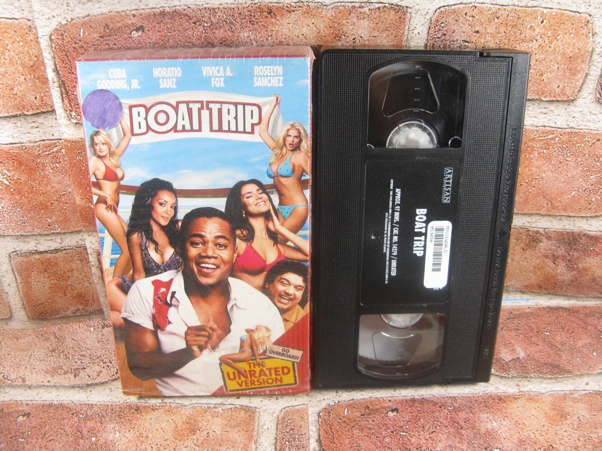 Boat Trip Unrated VHS Movie VCR Video Tape Used Cuba Gooding Jr