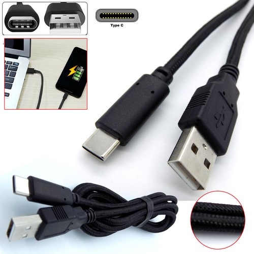 HeavyDuty USB Type C Charging Cable Braided Fast Phone Charger Long Lead 1/2m 3m - Picture 2 of 16