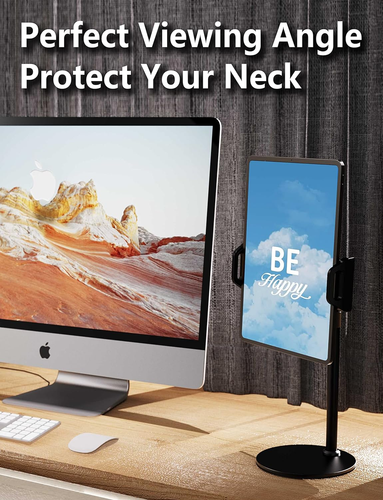 Tablet Stand and Holder, Adjustable Bendable Holder for Desk, Stable, Compatible - Picture 2 of 7