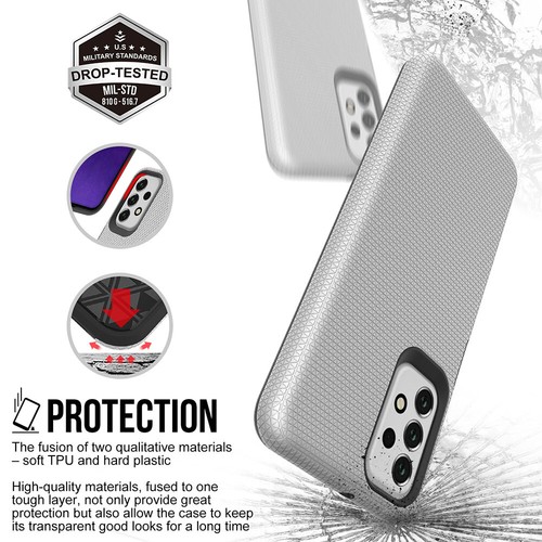 Für Samsung Galaxy A23 5G - griffbereit stoßfeste Handyhülle Impact Texture Hülle - Bild 32 von 41