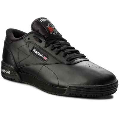 Reebok Ex-O-Fit Clean Herren Schwarz Schuhe Sneaker Sport (AR3168/100000168)