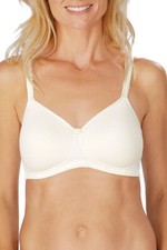 Amoena 'Mara' Non Wired Soft Padded Pocketed Mastectomy Bra - OFF WHITE