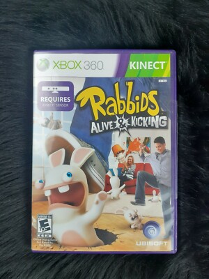 Rabbids: Alive & Kicking Xbox 360 Kinect Brand New Fast Ship (X2-1094)