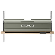 Mr Steam Linear 16 in. Steam Head With AromaTray in Brushed Bronze