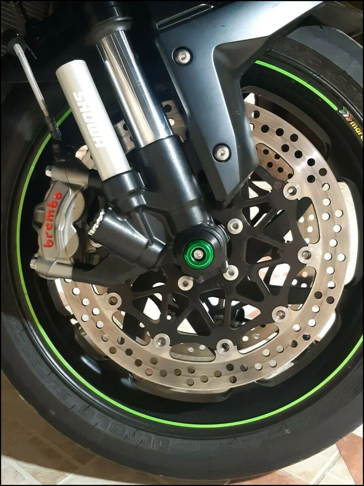 Protector de choque de eje delantero trasero para Buell Lightning XB12X XB12R Foto 3 de 4
