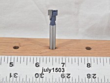 (1) NEW  3/8" D Keyhole Carbide Tipped Router Bit 1/4" Shank 2 Flute zm