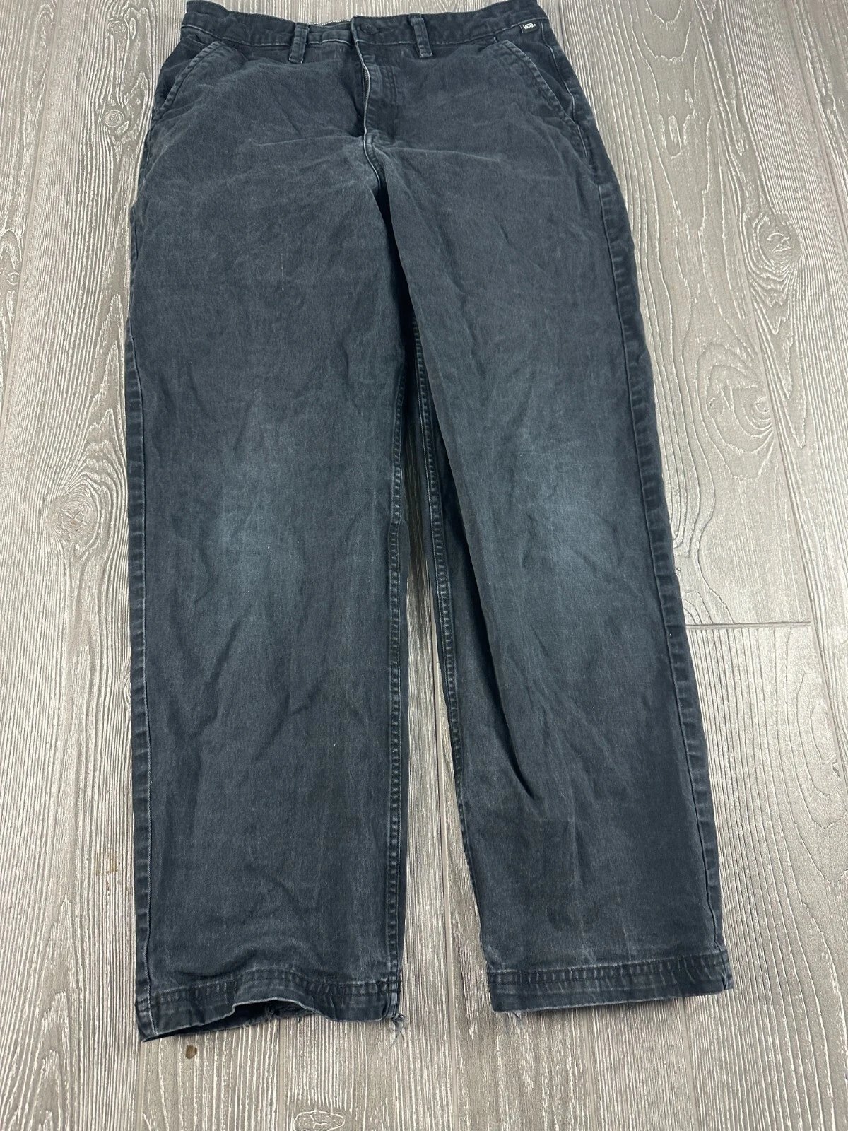 Pantalone VANS uomo taglia 29 regular nero gamba dritta vestibilità ampia
