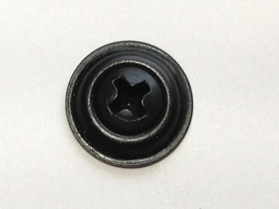 25 piezas #10 x 1" con 6 cabezales puerta moldura panel negro tornillos arandelas Chevy GM Buick Foto 2 de 4