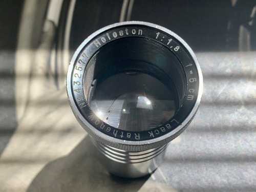 Laack Rathenow Heleston 50mm f1.8 Fast Petzval Projection Lens Swirly Bokeh RARE