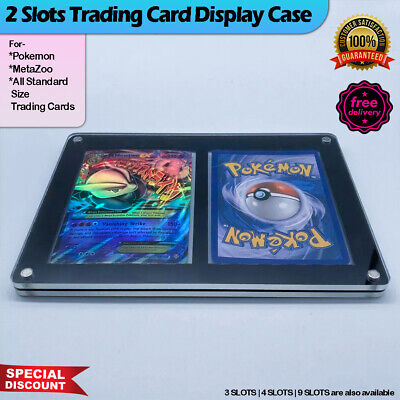1 Slot METAZOO YUGIOH POKEMON TCG Magnetic Display Case Trading Card  Acrylic US 