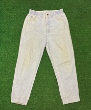 Womens Vintage LEE Light Stonewash Elasticated High Waisted Mom Jeans VTG READ