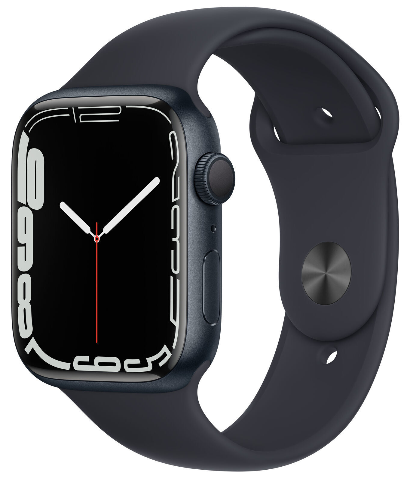 Apple Watch Series 8 (GPS) 41mm Aluminum Case with Midnight Sport Band S/M  Midnight MNU73LL/A - Best Buy