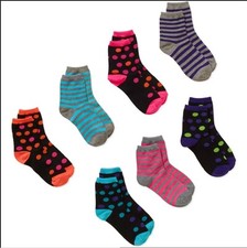 New LARGE Girl's SHOE Size 4-10 ASSORTED SOCKS wm5263