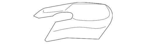 Tapa del brazo del limpiaparabrisas trasero para Chevrolet GMC Equinox, Terrain 2010-2011 (N/P 20938319)