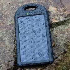 Solar Power Bank Portable Charger 5000mah External Battery