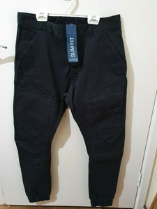 h&m black work pants