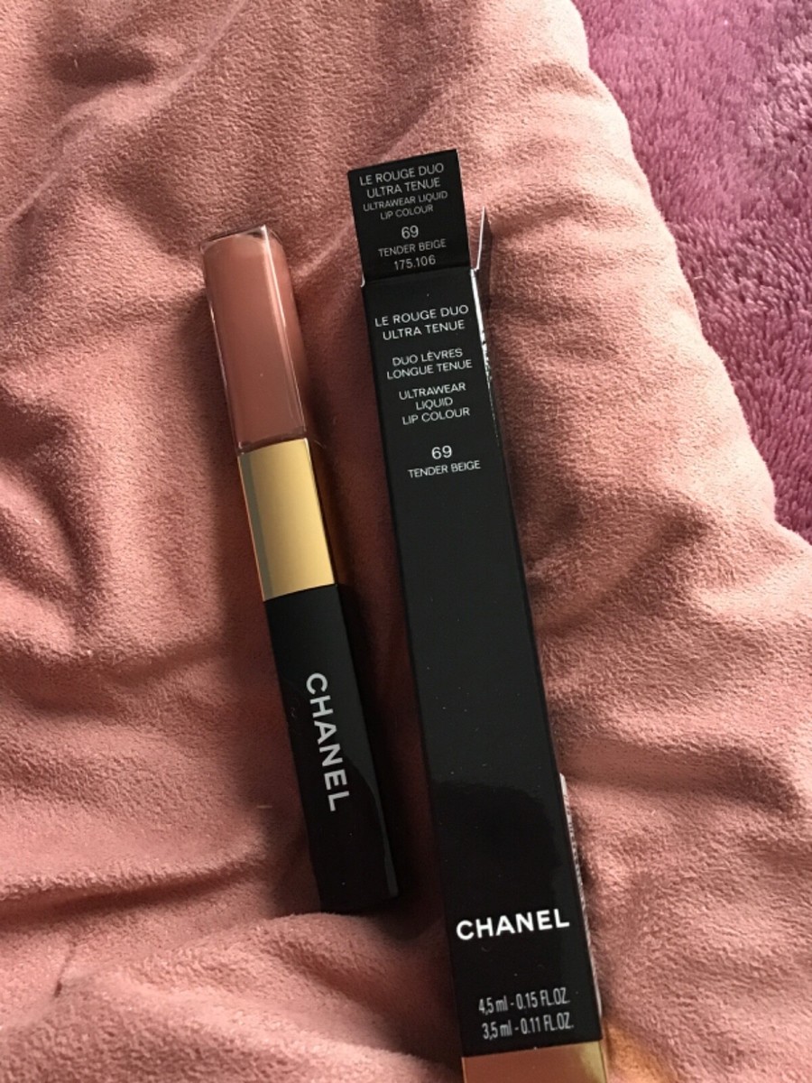 CHANEL LE ROUGE DUO ULTRA TENU ライトブラウン Chanel New Rouge Duo Ultra Tenue Ultra Wear Lip Pick 1 Shade