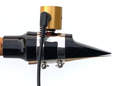 PiezoBarrel P7 Pickup w Bari Esprit Tenor Sax mouthpiece with ligature and cap
