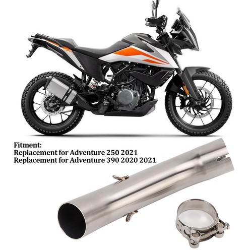Stainless Steel Mid Link Pipe Slip On Type Motorcycle Exhaust Muffler - Picture 10 of 23