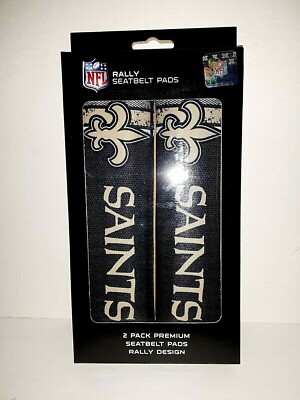 New Orleans Saints NFL 2022 Rally SeatBelt Pads Set of 2
