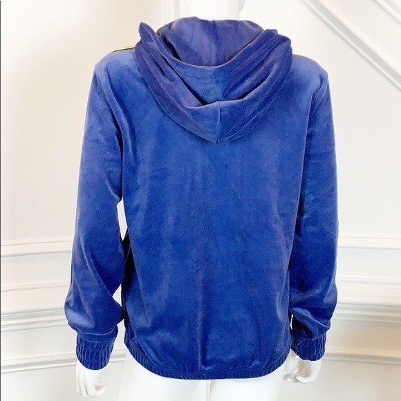 Felpa con cappuccio e zip Fila Marlin in velluto 1 4 nuova con etichetta taglia S