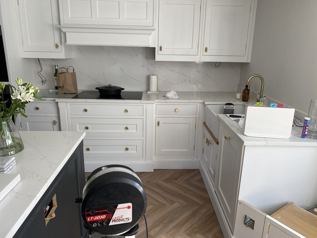 SILESTONE BY COSENTINO WHITE MARBLE QUARTZ WORKTOPS UK