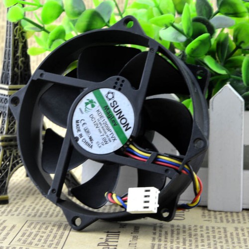 Ventilador de refrigeración SUNON KDE1209PTVX 9 cm CPU 9025 4 cables control de temperatura - Imagen 3 de 6