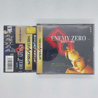 Enemy Zero w/ Spine card 1996 Sega Saturn SS Warp Japanese version