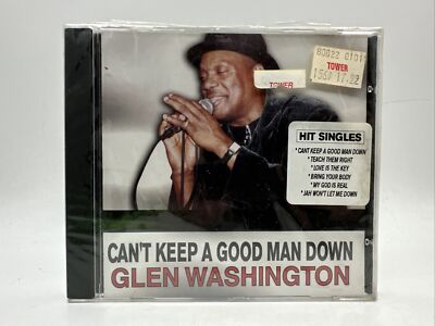 GLEN WASHINGTON REGGAE - CAN'T KEEP A GOOD MAN DOWN NEW CD SEALED!!!