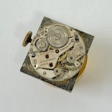 Lathin 19.7mm Watch Parts Movement Balance Fork Wheels Spring Bridge