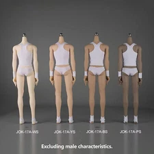 1/6 Male Teenager Body Seamless Muscular Figure 12" for Phicen Hot Toys TBLeagvr