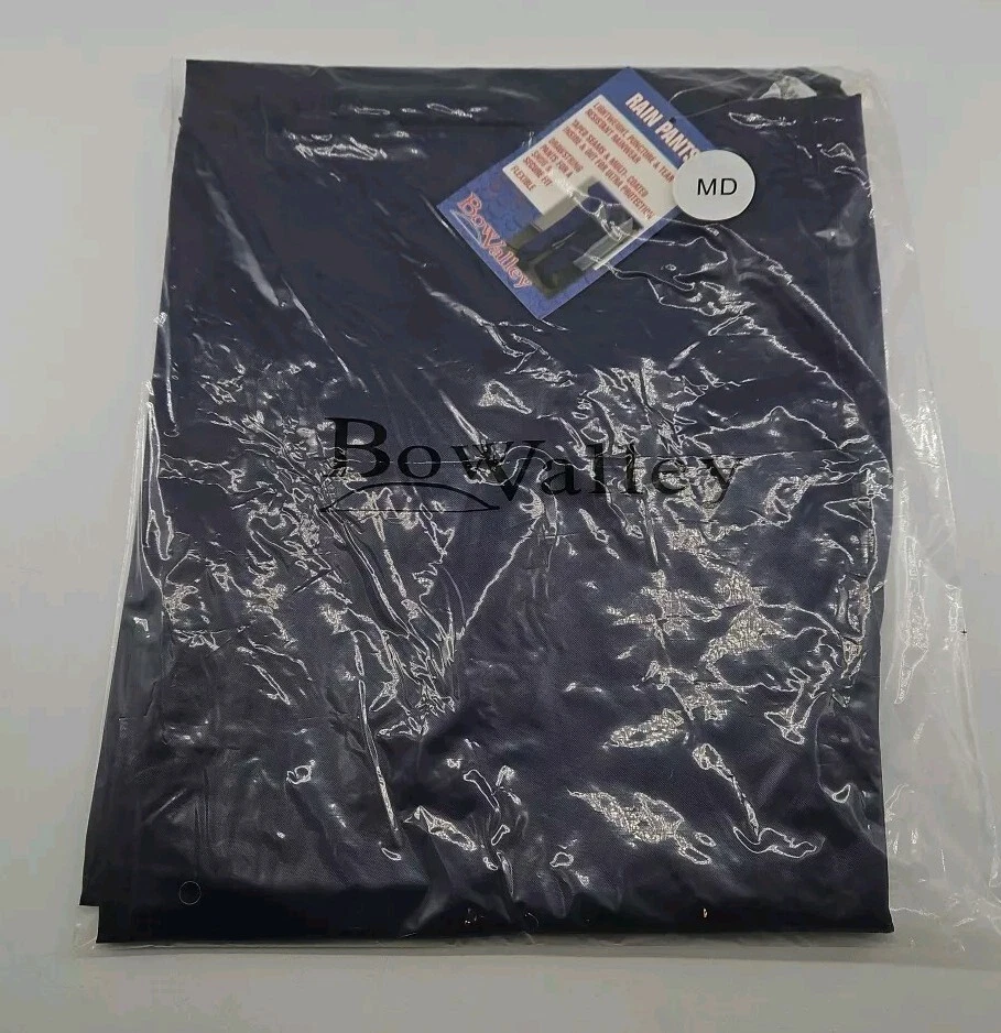 Bow Valley - Lightweight Puncture & Tear Resistant Rain Pants - Navy - Size Med
