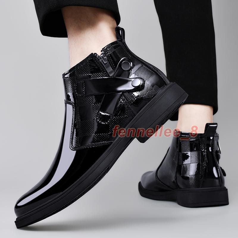 SAOLA Abito a punta britannico uomo business cerniera laterale Oxford scarpe casual moda