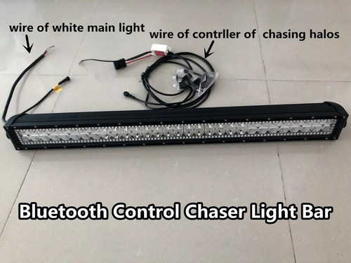50/42/32/22/14inch Led Light Bar w/ Chasing RGB Halo Kit 3" 4" Work Light Pods - Picture 75 of 118