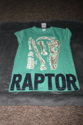 Crew Cuts Jungen Velociraptor Dinosaurier Knochen T-Shirt Alter 12 Jahre (pädagogisch)