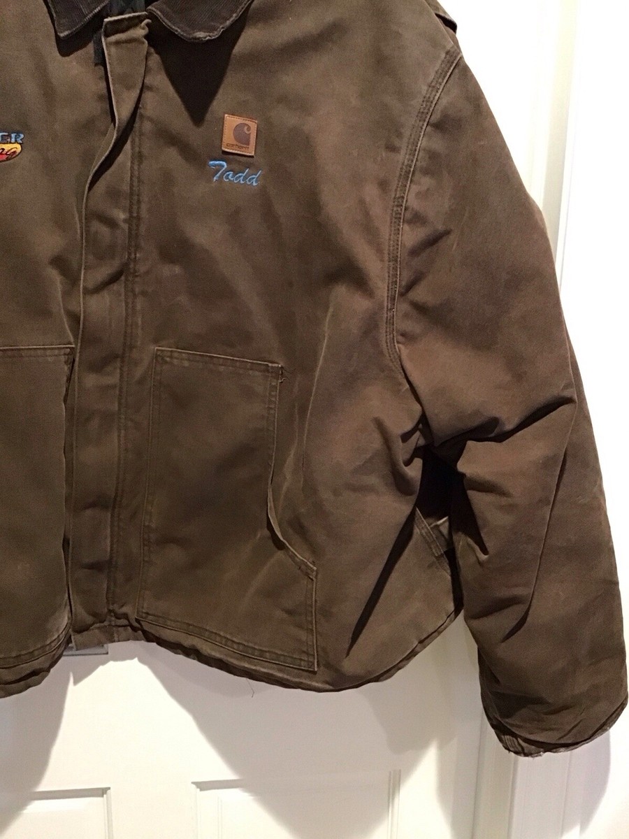 Carhartt トラディショナルジャケット J22 CHT Vintage Carhartt J22 CHT Brown 5XL Regular Quilt Lined