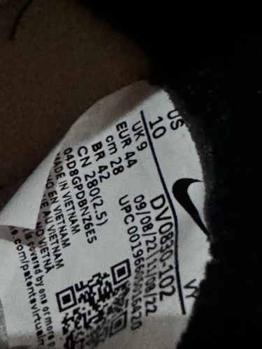 Size 10 - Nike Dunk Mid Panda CANVAS - Picture 8 of 8