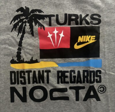 Nike x NOCTA Souvenir Drake T-shirt Grey Size Medium Turks