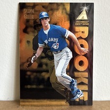 1995 Pinnacle Zenith Edition Shawn Green Rookie RC Gold Foil Blue Jays