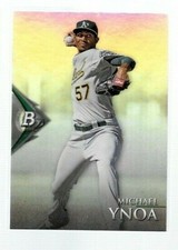 2014 Bowman Platinum Prospect Michael Ynoa #BPP59 Athletics