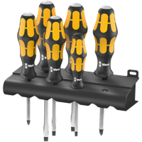 Wera 932/6 Schraubmeisselsatz + Rack Schraubendreher Set 6 -Teilig