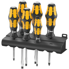 Wera 932/6 Schraubmeisselsatz + Rack Schraube...